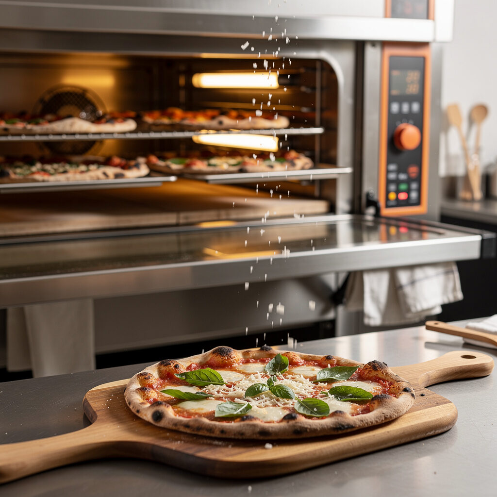 Pizza-Finishing und Warmhaltefunktionen – PizzaOfen Gastro